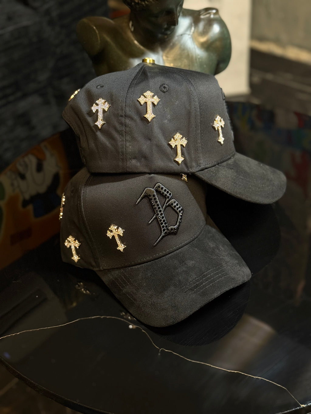 BARBAS HATS "B CHROME 24K GOLD"