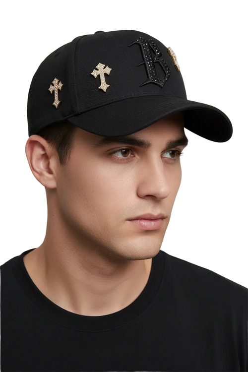 BARBAS HATS "B CHROME 24K GOLD"
