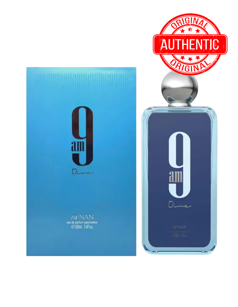 9 AM Dive 3.4 Oz EDP Unisex | Perfume Acuático Fresco Premium