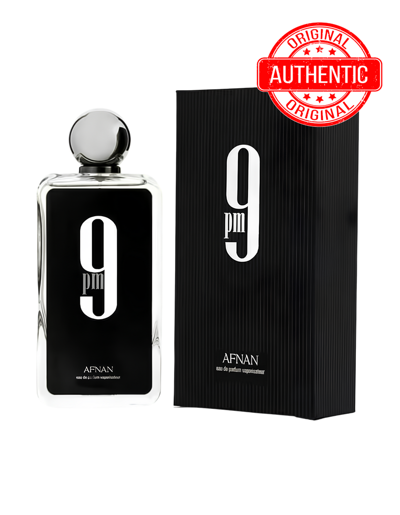 9 PM 3.4 Oz EDP Para Hombre | Perfume Nocturno Gourmand Premium
