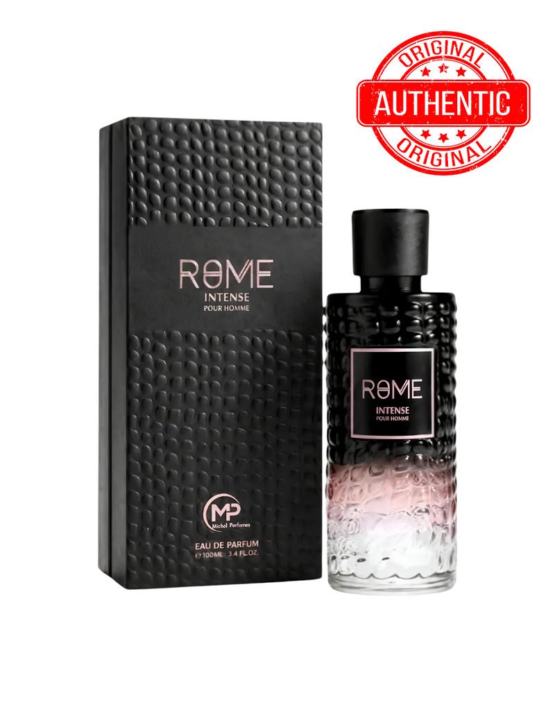 Rome Intense 3.4 Oz EDP Para Hombre | Perfume Amaderado Intenso Premium