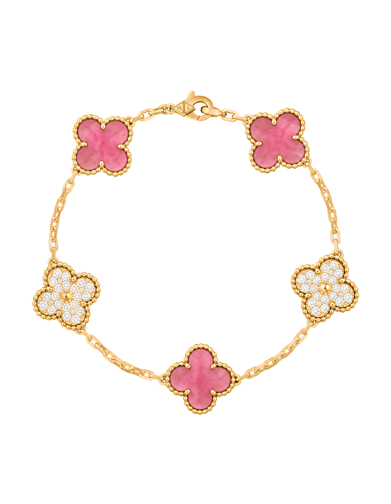 Pulso VCA Diamante Rosa Oro/Rosa