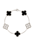 Pulso VCA Plata Diamante/Negro