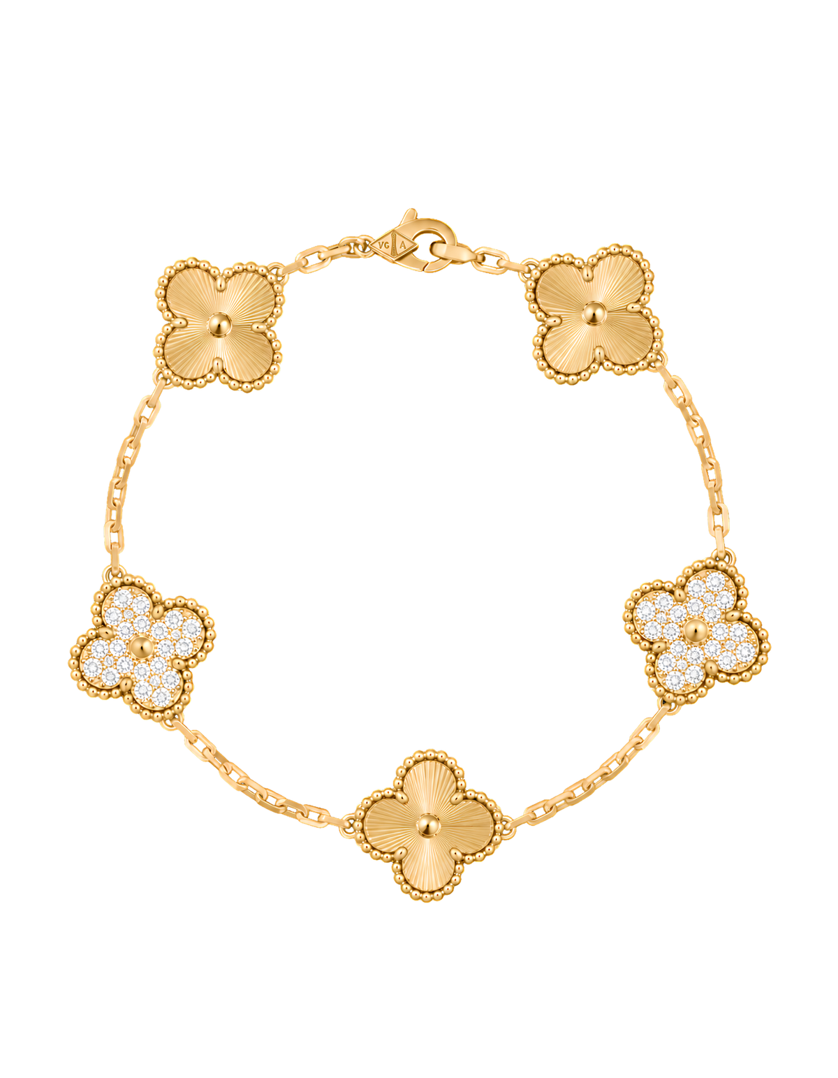 Pulso VCA Full Oro Diamante