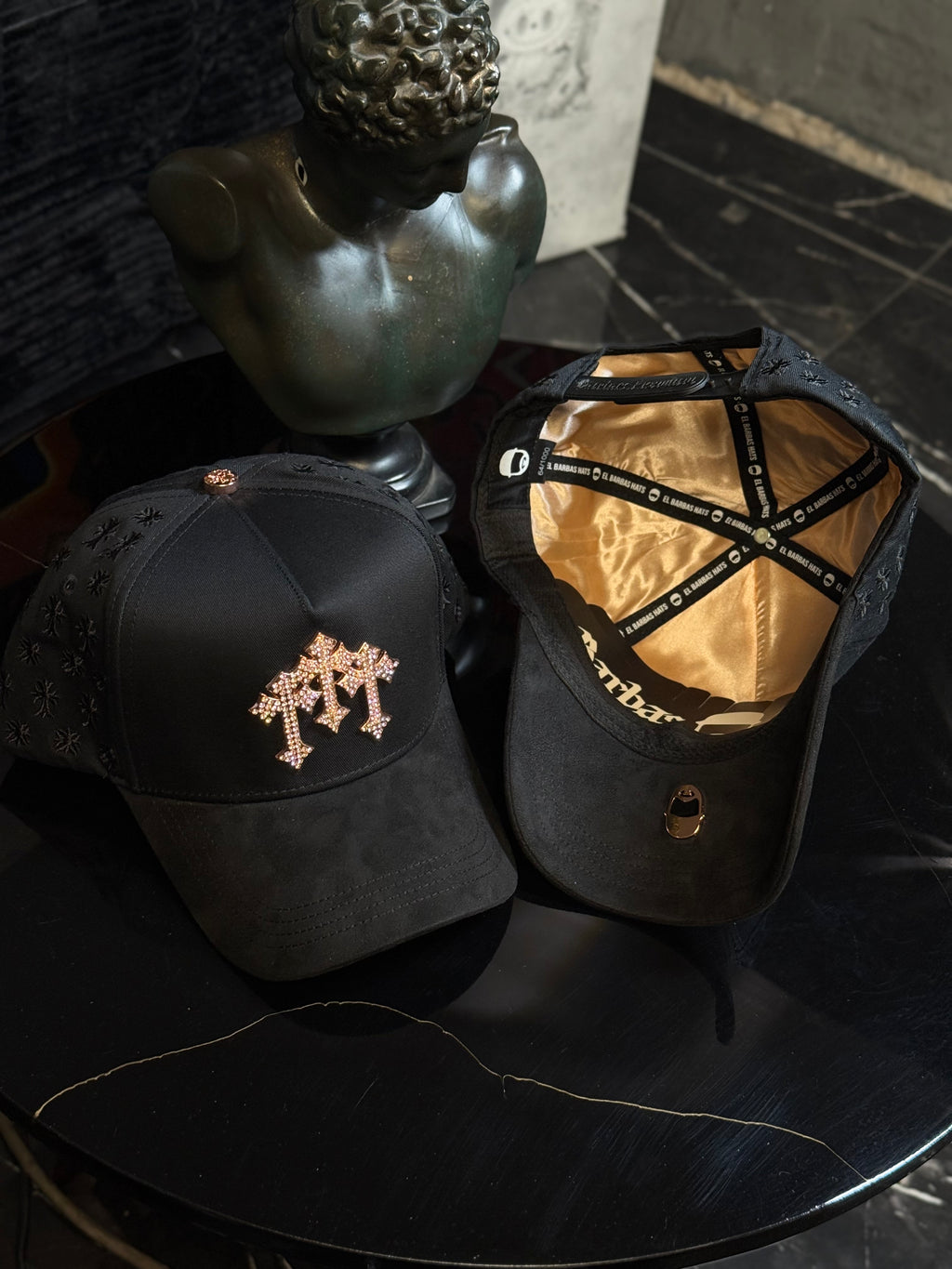 BARBAS HATS "CHROME ROSE GOLD"