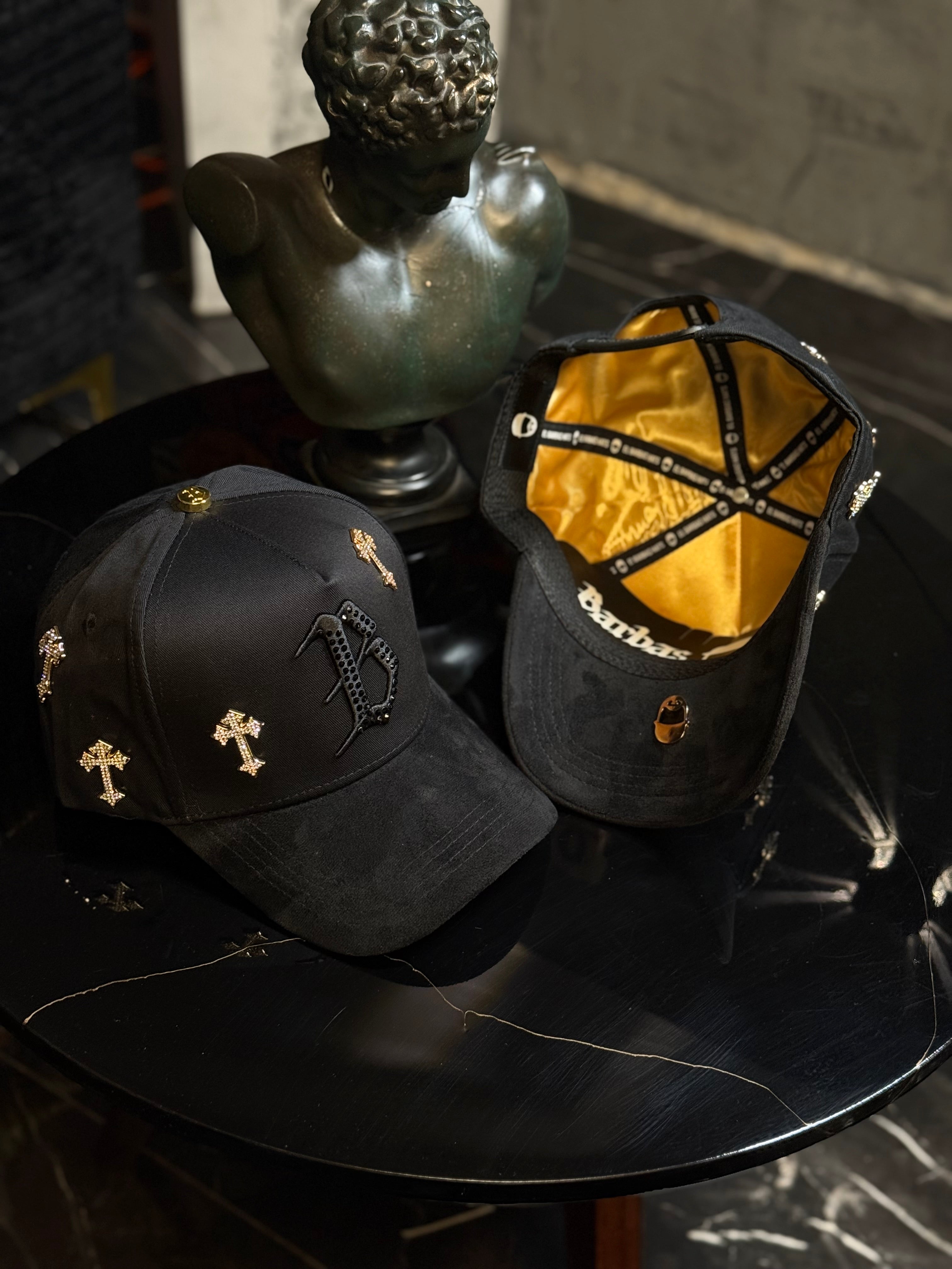 BARBAS HATS "B CHROME 24K GOLD"