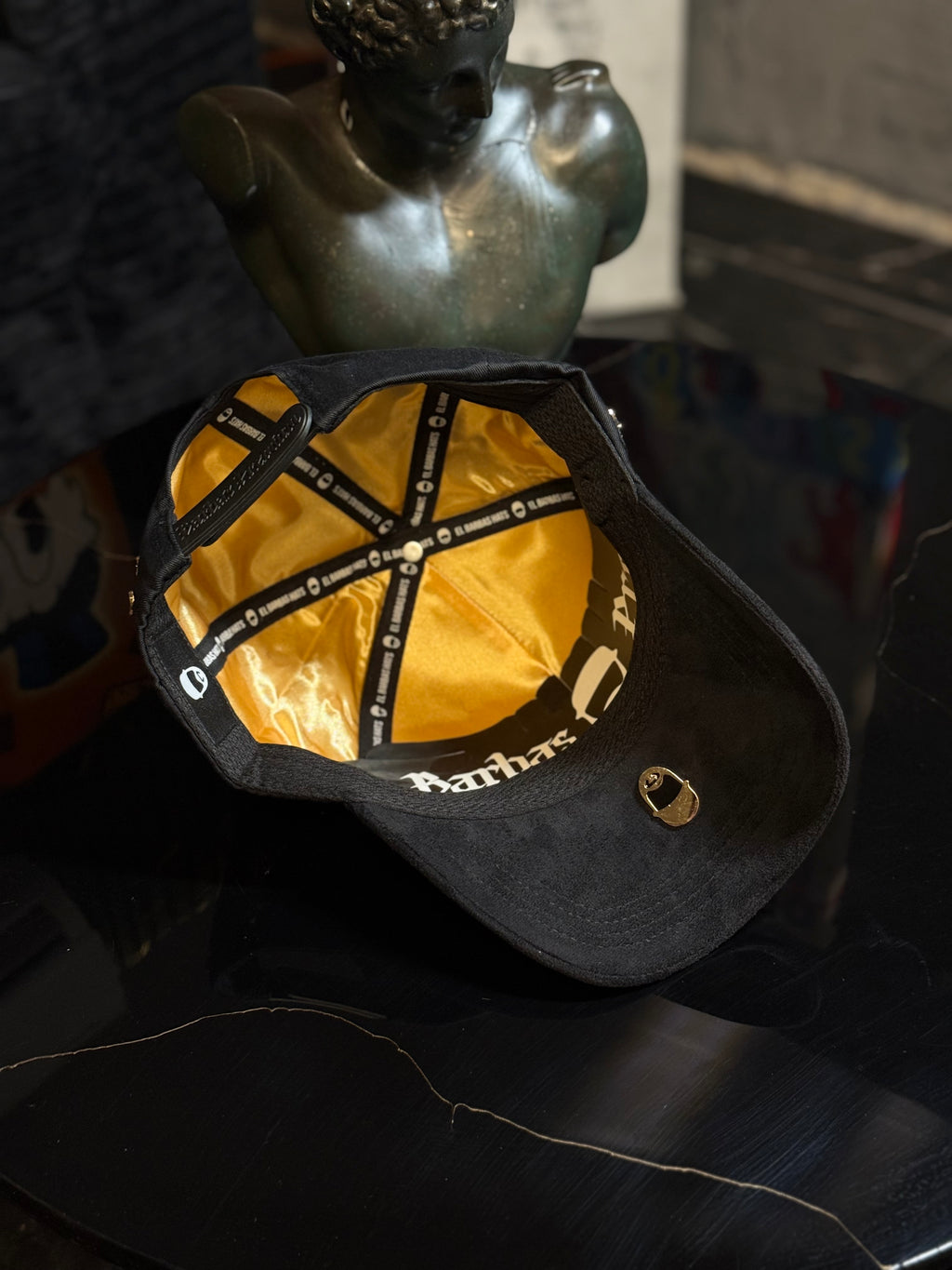 BARBAS HATS "B CHROME 24K GOLD"