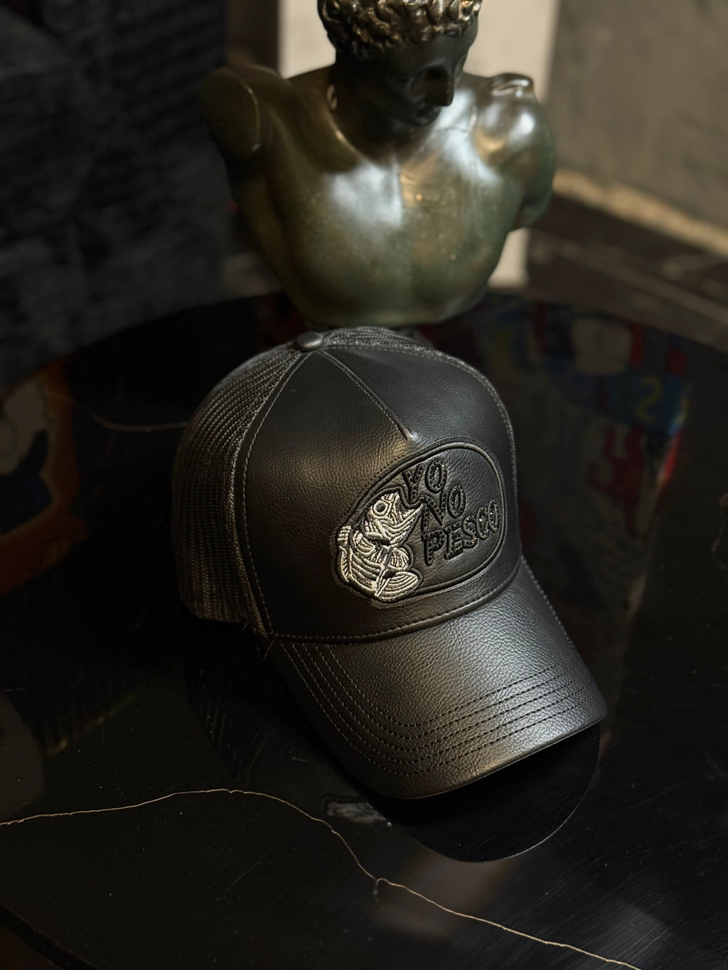 GORRA DANDY YO NO PESCO PIEL