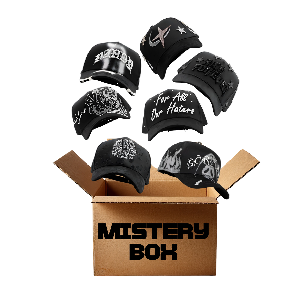 Mystery Box Gorras Caballero (5 piezas)