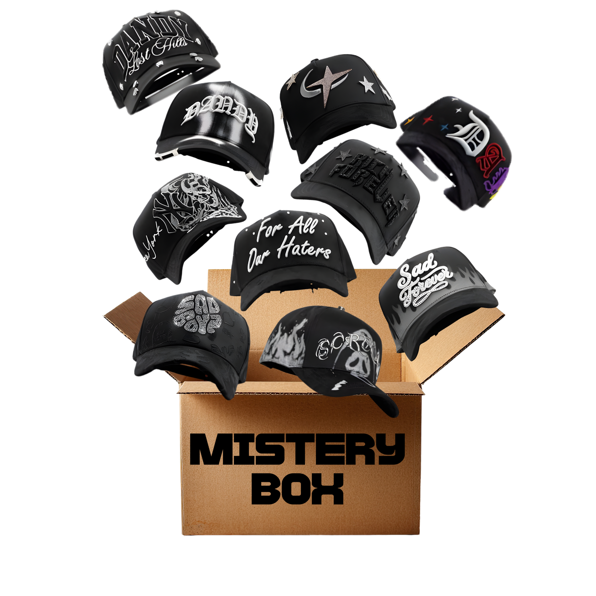Mystery Box Gorras Caballero (10 piezas)