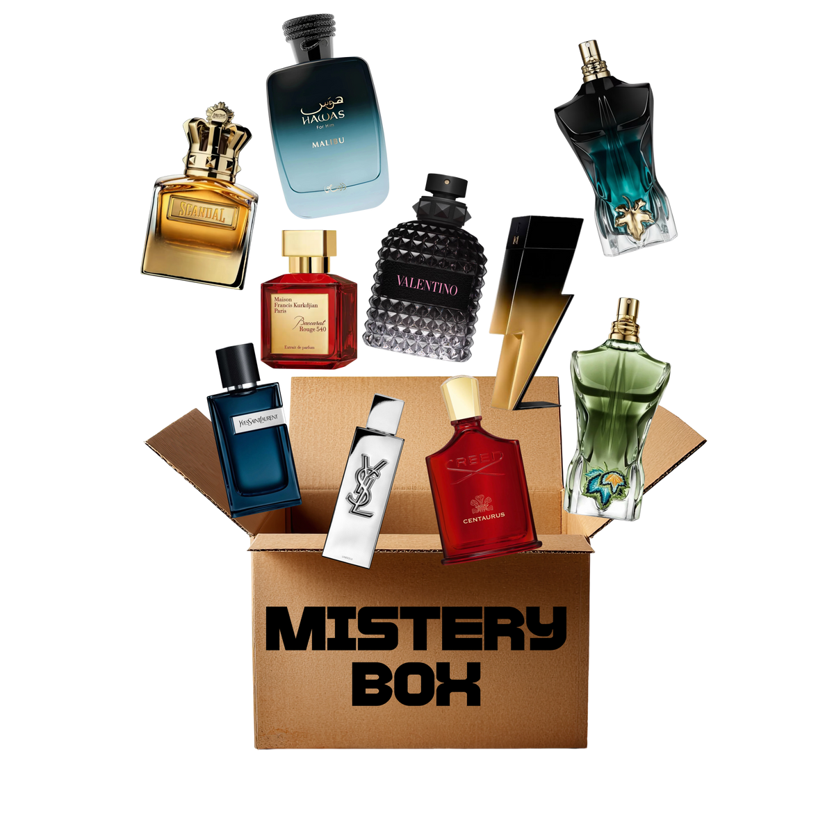 Mystery Box de Fragancias Premium – 10 piezas