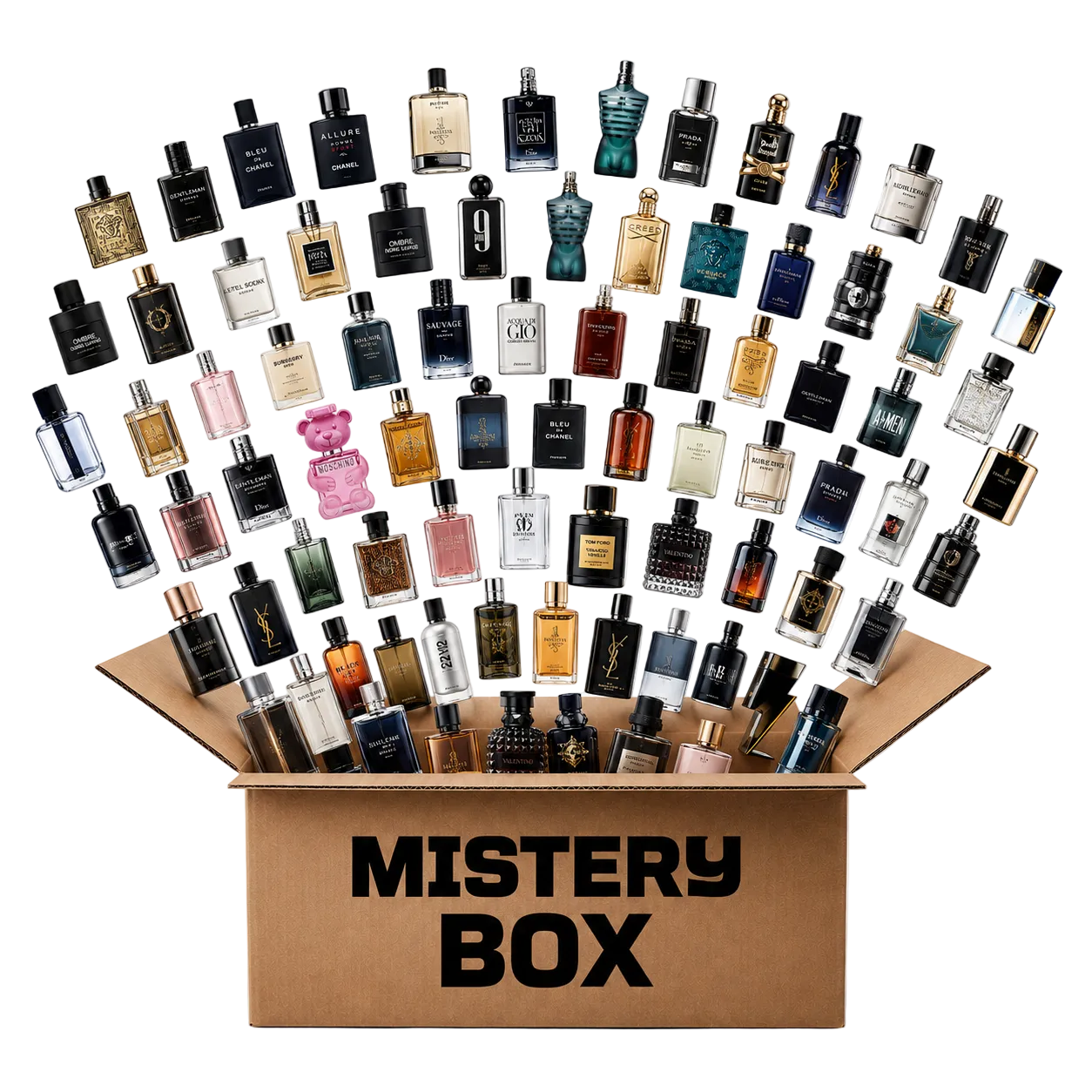 Mystery Box Fragancias Premium (100 piezas)